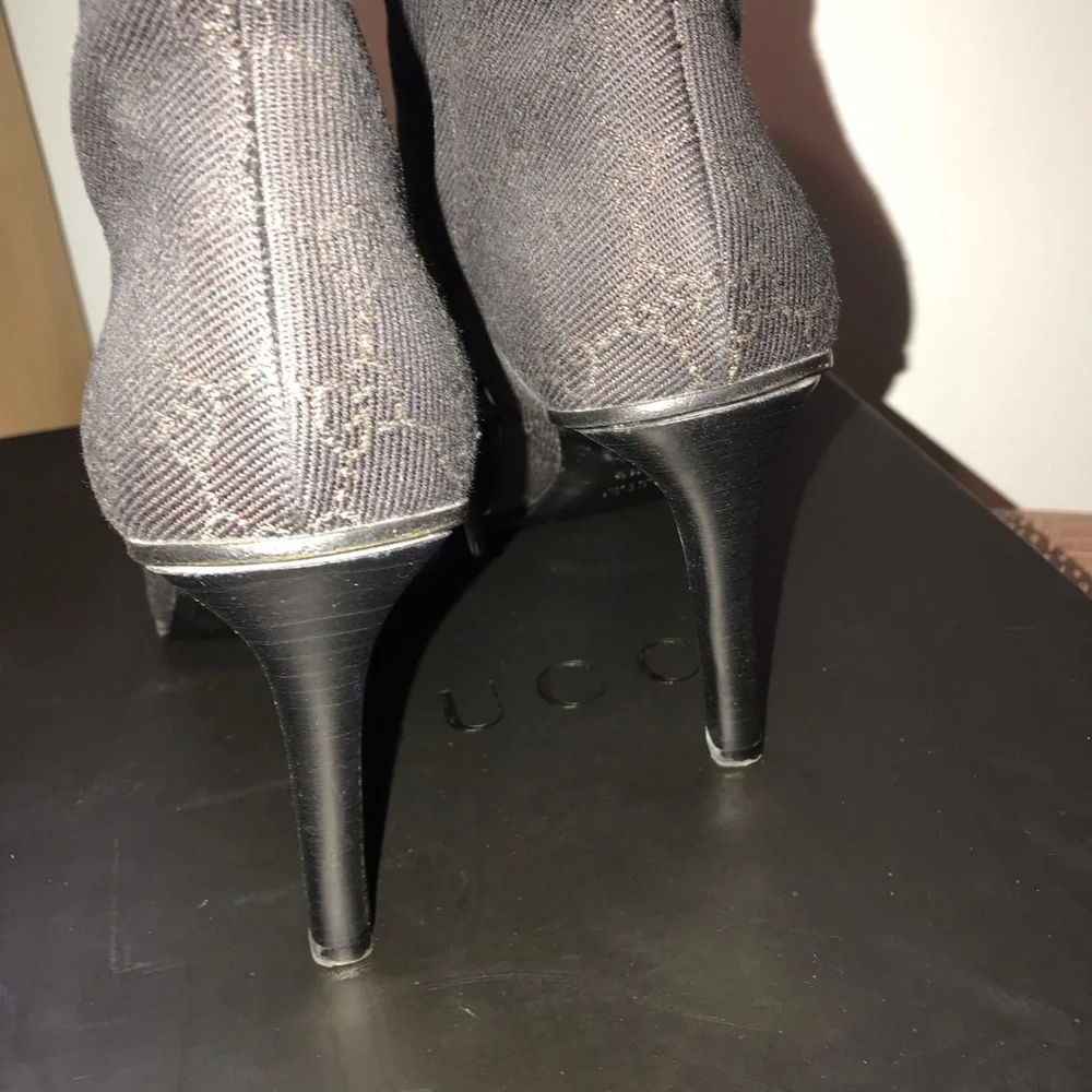Gucci Black Heeled Boots - Picture 5 of 8